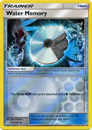 Team Up Water Memory #157/181 reverse holo